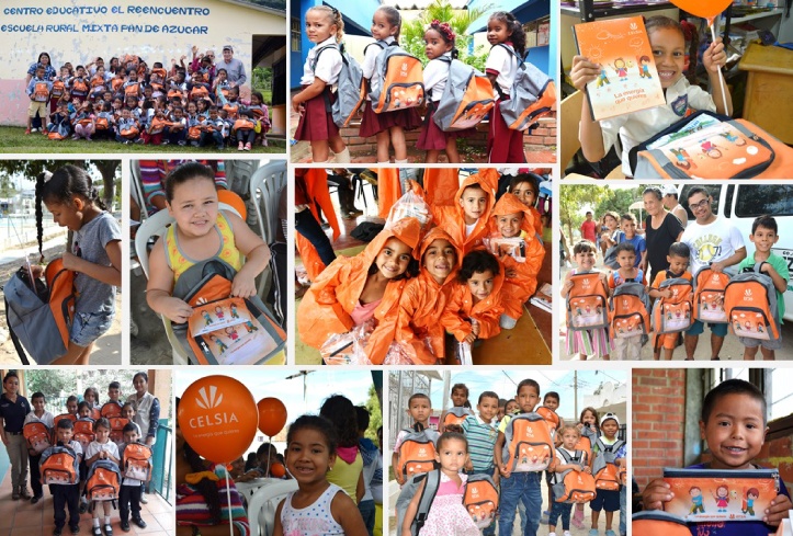 16 mil niños recibieron un kit escolar para estudiar con la buena energía de Celsia
